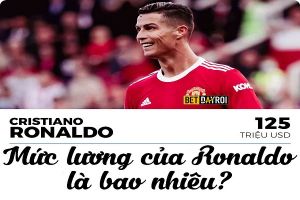 Mức lương của Ronaldo CR7 hiện tại là bao nhiêu ?