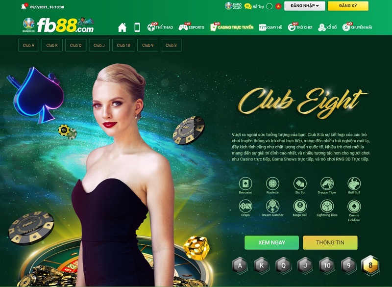 FB88 Casino trực tuyến