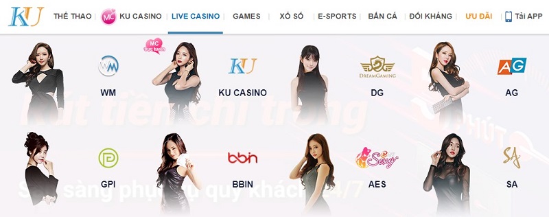 Ku live casino