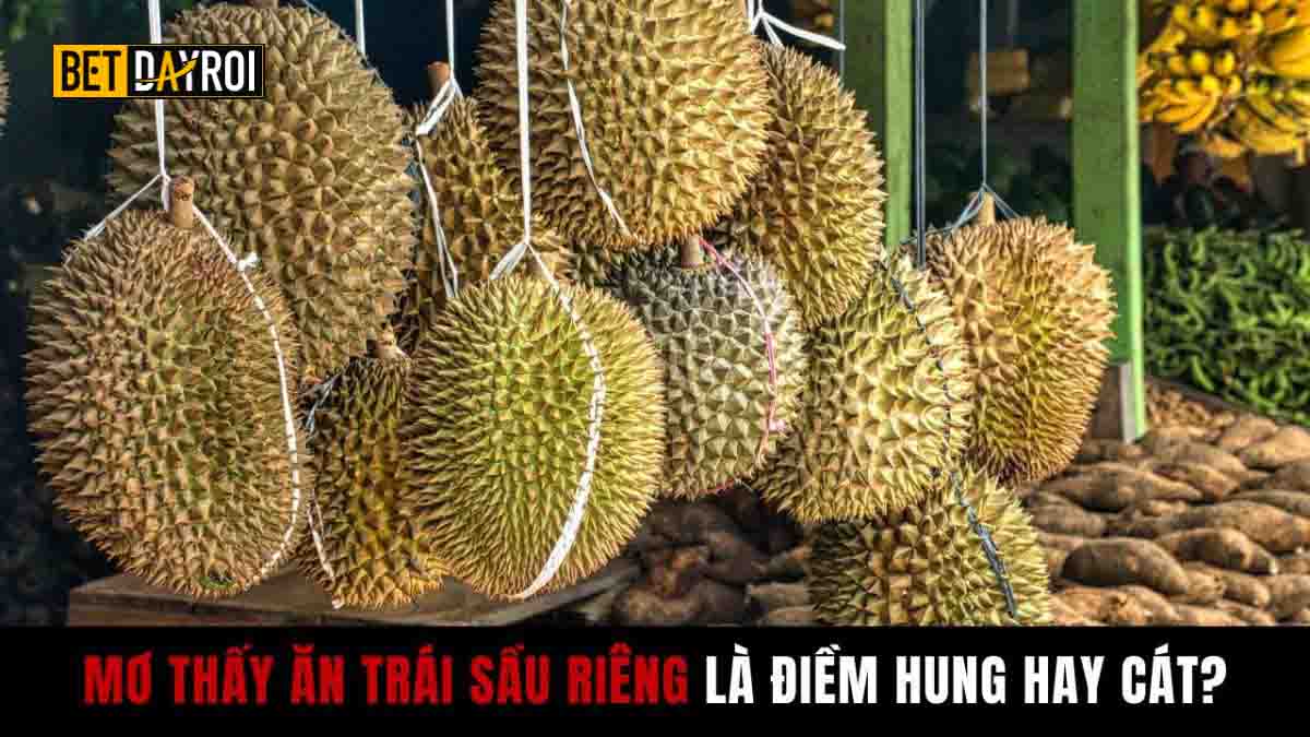 Chiêm bao thấy ăn sầu riêng có nhiều ý nghĩa